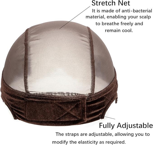 SecureFit Wig Cap with Grip Band