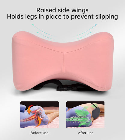 Heart-Shaped Memory Foam Pregnancy Support Pillow – Ergonomic Leg & Knee Support