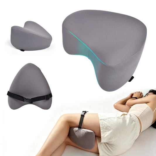 Heart-Shaped Memory Foam Pregnancy Support Pillow – Ergonomic Leg & Knee Support