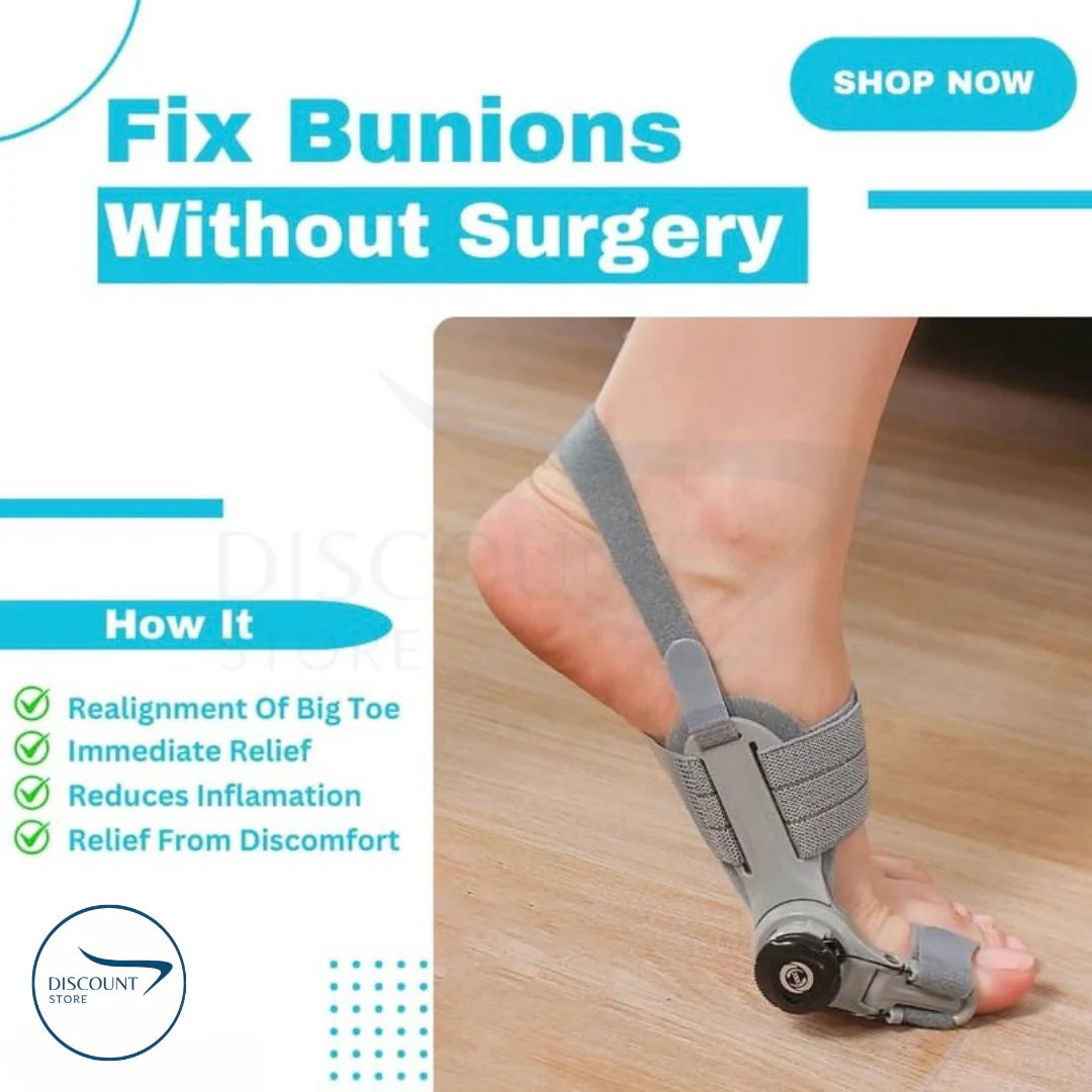 Pain Relief Bunion Toe Corrector - (IMPORTED W/O KNOB)