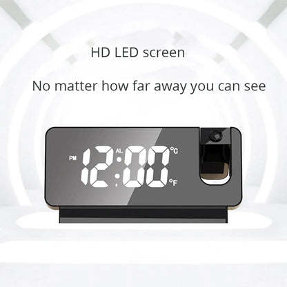LED Digital Projection Alarm Clock Electronic Alarm Clock