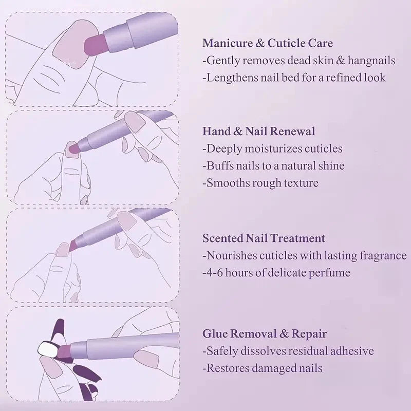 3-in-1 Nail Care Pen with Ceramic Tip