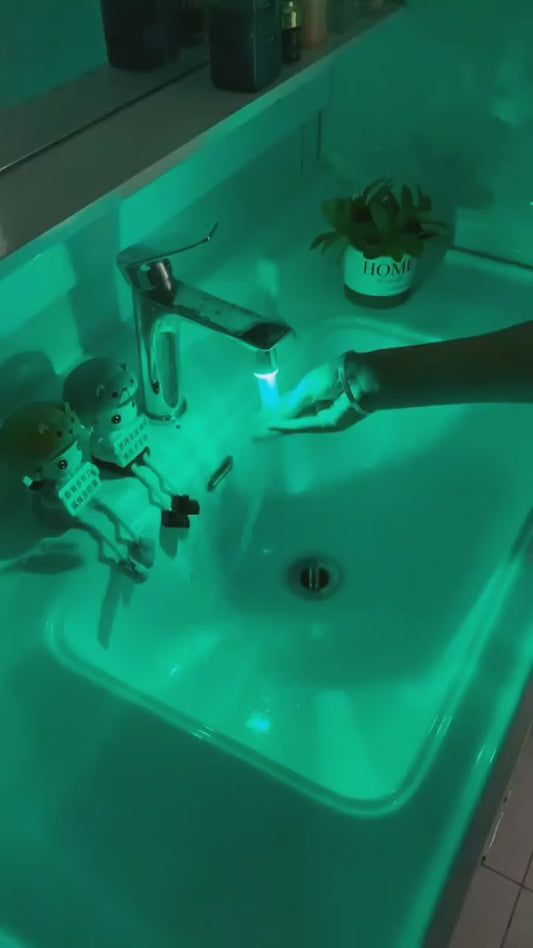 LED Temperature Sensitive Faucet Light – Color Changing Water Tap Filter Attachment